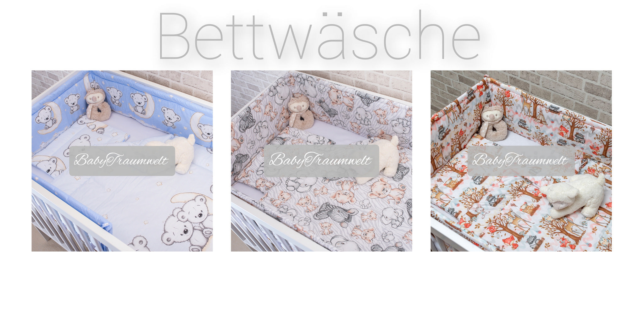 Bettwäschen 3 Teilig